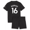 Camisola + Calções Manchester City Rodrigo 16 Criança Equipamento 2ª 2025-26